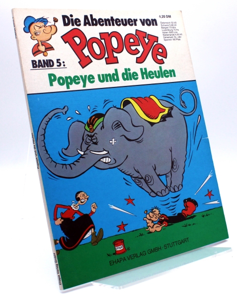 Die Abenteuer von Popeye Comic Album Nr. 5: Popeye und die Heulen von Ehapa